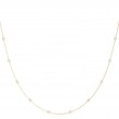 1.50ct Real Diamond On A Rope 18 In 14k Yellow Gold