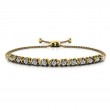 0.75ct Real Diamond X-O Bolero Adjustable Bracelet In 14k Yellow Gold