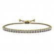 2.00ct Real Diamond Bolero Adjustable Bracelet In 14k Yellow Gold