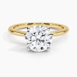 1CT Round Diamond Solitaire Engagement Ring