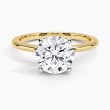 1CT Round Diamond Solitaire Engagement Ring