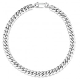 Silver 5.6mm Miami Cuban Chain Bracelet