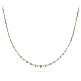 6.00ct Real Diamond 14k Yellow Gold Necklace Right For Every Occasion