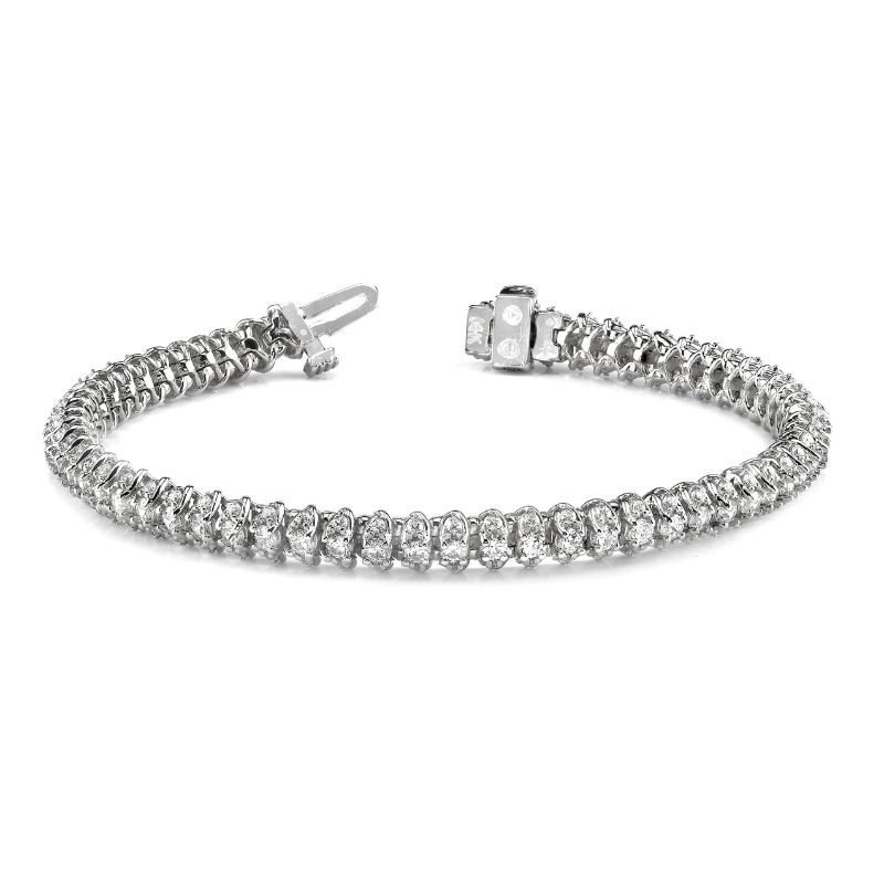 White Gold and 5.00ct Diamond Tennis Bracelet